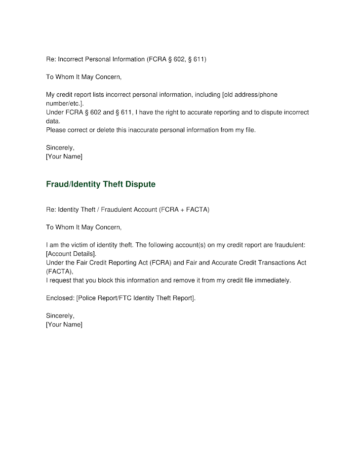 CREDIT READY PACK (LEGAL EDITION) - DISPUTE LETTERS + LAW +BUSINESS CREDIT GUIDE